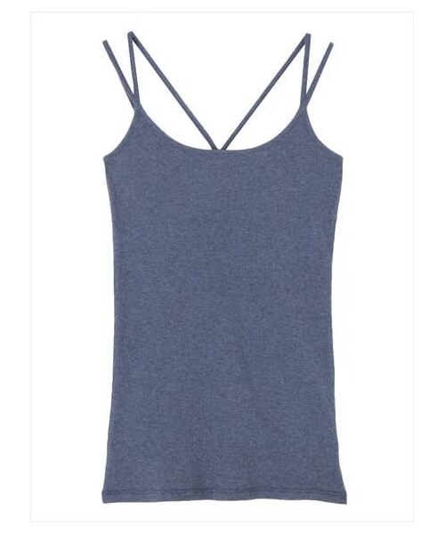 Ungrid（アングリッド）の「BASIC キャミ（キャミソール・レディース・ライトグレー/オフホワイト/ネイビー/チャコールグレー・F）」の4枚目の写真