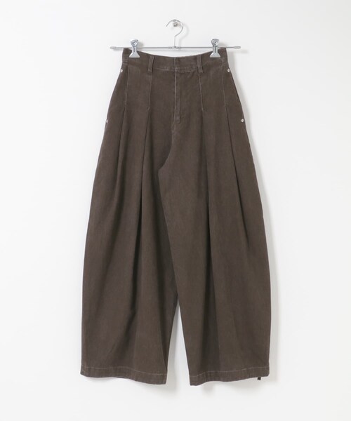 KBF（ケイビーエフ）の「ユーズドライクタックWIDEパンツ（その他パンツ・レディース・IVORY/CHARCOAL/BROWN・36/38）」の11枚目の写真