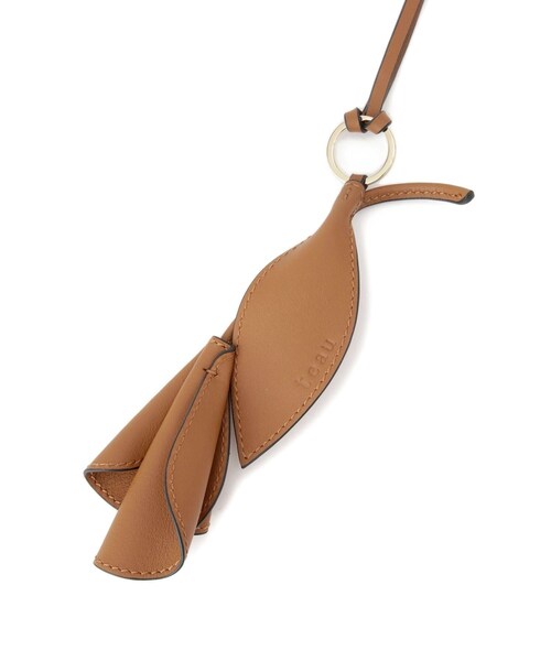 ROPE'(ロペ)の「【teau・牛革】panier pansy ring charm(キー/バッグチャーム・ネックレス)(チャーム・レディース・ブラック/グレー/キャメル/ピンク/イエロー・F)」の17枚目の写真