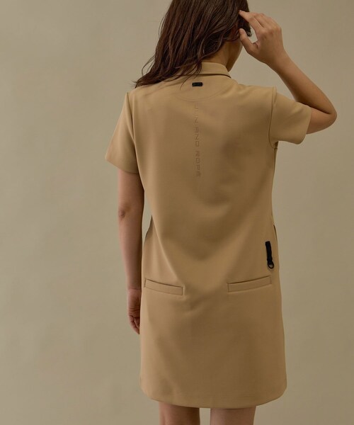 ROPE'(ロペ)の「レクチュールエコダンボールワンピース(ワンピース・レディース・ブラック/ベージュ系・L/M/S)」の17枚目の写真