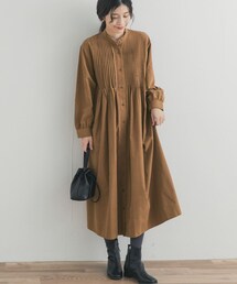 URBAN RESEARCH DOORS | ピーチタッチピンタックワンピース(ワンピース)