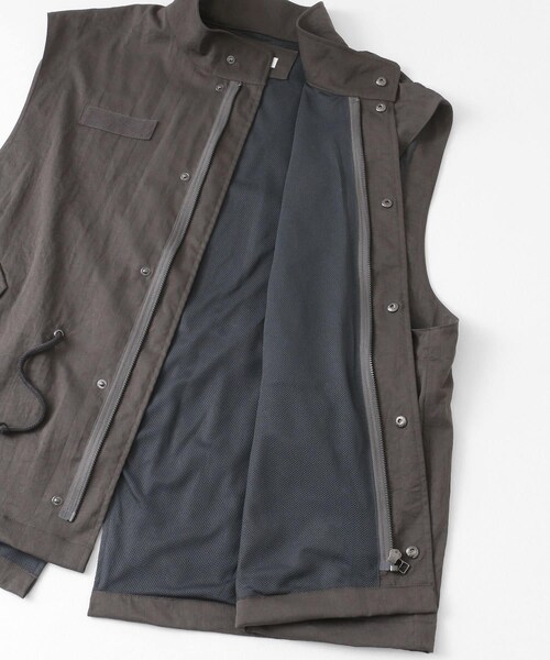 SENSE OF PLACE by URBAN RESEARCH（センスオブプレイスバイアーバンリサーチ）の「ルーズモッズベスト（ミリタリージャケット・メンズ・CHARCOAL/KHAKI/BLUE・M/L）」の14枚目の写真
