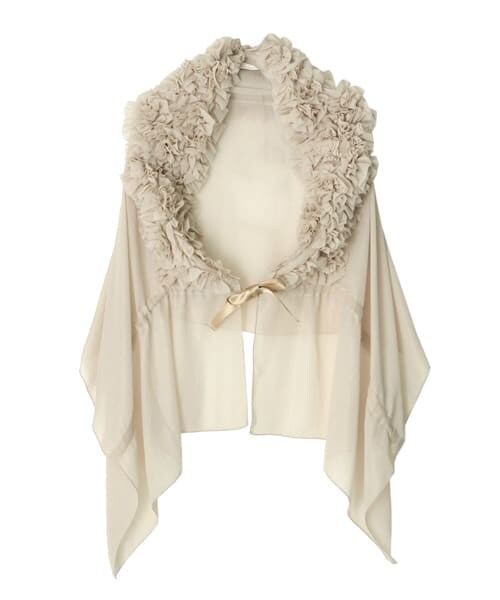 URBAN RESEARCH ROSSO（アーバンリサーチロッソ）の「モチーフストール（ストール/ショール・レディース・BEG/BLK・FREE）」の2枚目の写真