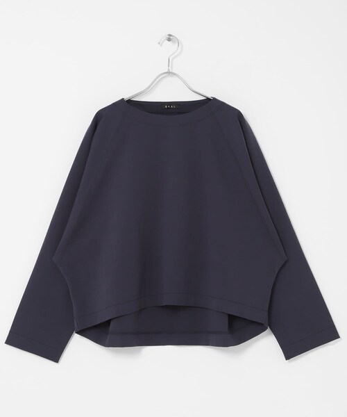 EKAL(エカル)の「シルケットコットンロングスリーブTシャツ(Tシャツ/カットソー・レディース・オフ/ネイビー・One)」の22枚目の写真