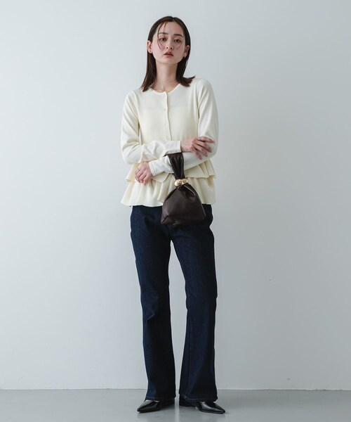 SENSE OF PLACE by URBAN RESEARCH（センスオブプレイスバイアーバンリサーチ）の「メタルツキキンチャクバッグ（ハンドバッグ・レディース・BLACK/BROWN/GREIGE・One）」の15枚目の写真