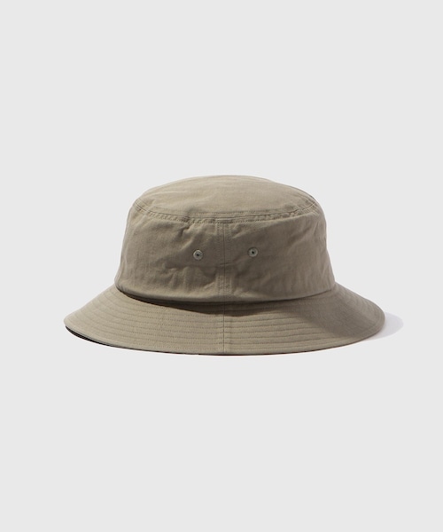 ADAM ET ROPE'（アダムエロペ）の「【KIJIMA TAKAYUKI/キジマ タカユキ】ORGANIC COTTON SERGE BUCKET HAT（ハット・メンズ・ブラック/キミドリ・F）」の4枚目の写真