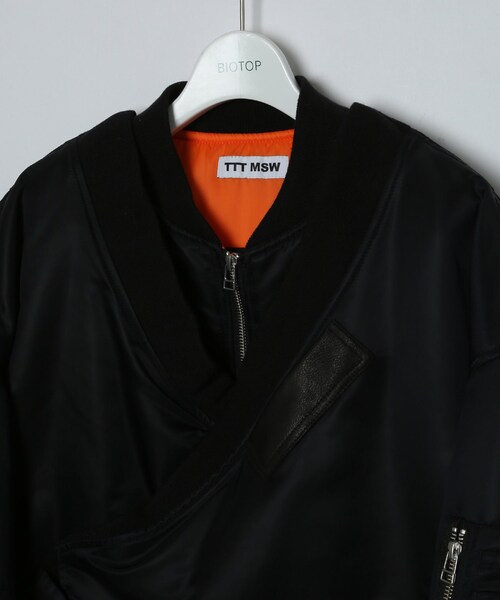 ADAM ET ROPE'（アダムエロペ）の「MENS【TTT_MSW】KIMONO MA-1（MA-1・メンズ・ブラック・L/M）」の5枚目の写真