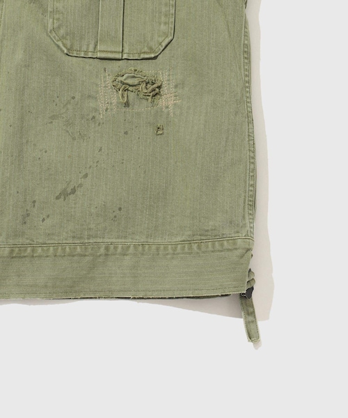 ADAM ET ROPE'（アダムエロペ）の「【BOWWOW/バウワウ】M41 HBT JK（ミリタリージャケット・メンズ・オリーブ・L/M）」の8枚目の写真