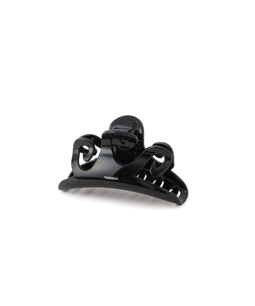 ADAM ET ROPE'(アダムエロペ)の「【MERRMA(メルマ)】RIVER CLIP(バレッタ/ヘアクリップ・レディース・ブラック/シルバー・F)」の1枚目の写真