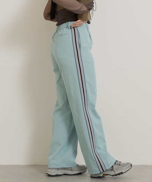 THE GOODLAND MARKET（ザグッドランドマーケット）の「米富繊維　KNIT SIDELINE PANTS-WOMEN（その他パンツ・レディース・44BROWN/41BEIGE/60SAX・M）」の12枚目の写真
