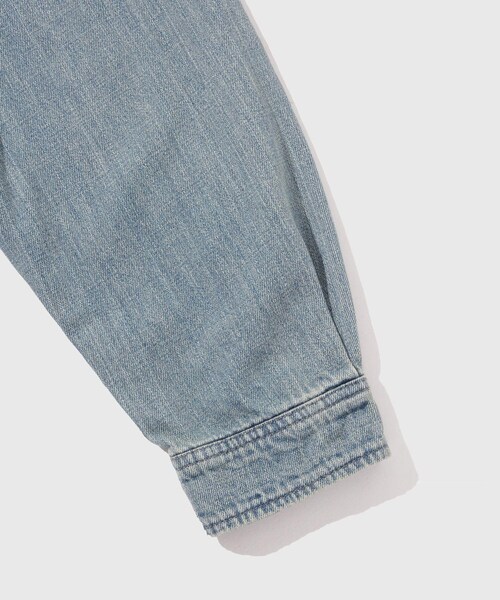 ADAM ET ROPE'（アダムエロペ）の「【ANOTHER OFFICE/アナザーオフィス】Maverick Western Shirt（ステンカラーコート・メンズ・ブルー系・1/2/3）」の8枚目の写真
