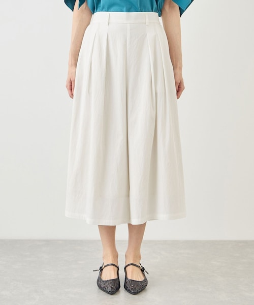 ROPE' PICNIC（ロペピクニック）の「ホワイトレーヨンナイロンガウチョパンツ（スラックス・レディース・ホワイト・L/M/S）」の21枚目の写真