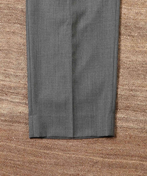 ADAM ET ROPE'（アダムエロペ）の「【WILD LIFE TAILOR】ウーステッド ワイド ストレート スラックス（スラックス・メンズ・ブラック/チャコール/ネイビー・L/M）」の18枚目の写真