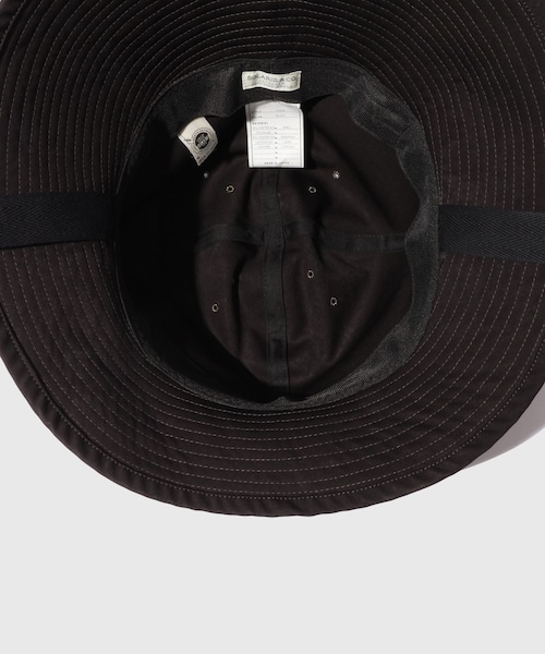 ADAM ET ROPE'（アダムエロペ）の「【SOLARIS&CO./ソロリスアンドコー】RAILMAN MIL SPEC CLOTH HAT（ハット・メンズ・ブラック/オリーブ・F）」の8枚目の写真