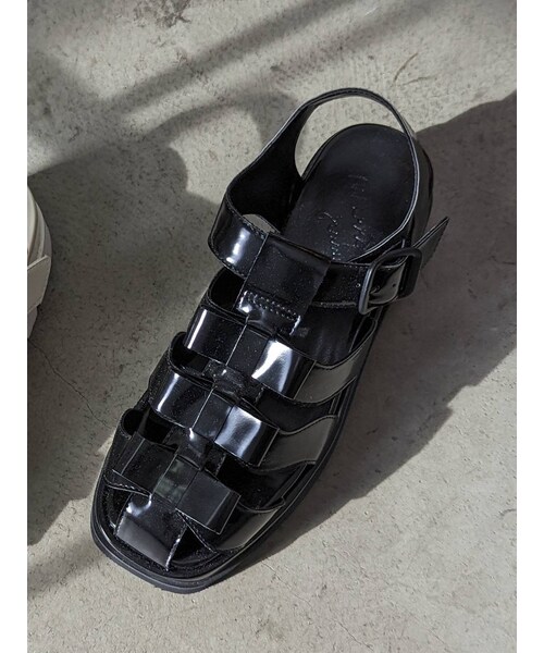 merry jenny（メリージェニー）の「リボングルカサンダル（サンダル・レディース・アイボリー/ブラック/レッド/ブルー・M/L）」の17枚目の写真