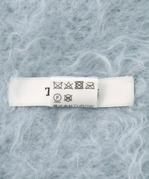 ADAM ET ROPE'（アダムエロペ）の「【公式サイト限定】【THROW（スロー）】Tekla_shaggy snood（ストール/ショール・レディース・ベージュ系/ブルー系・F）」の14枚目の写真