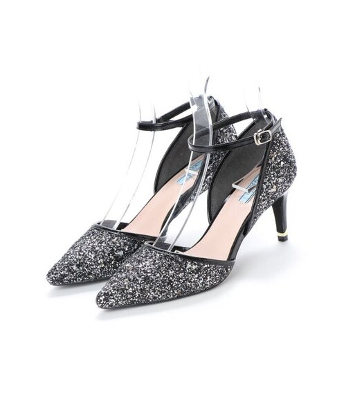 【EVOL/イーボル】ILIMAグリッターセパレートパンプス IM7866