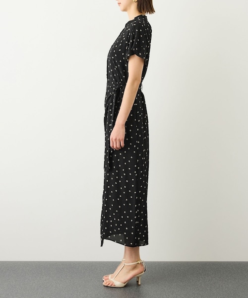 ROPE'(ロペ)の「【DEVEAUX(デヴォー)】ドットラップワンピース/イージーケア(ワンピース・レディース・ブラック系・F)」の13枚目の写真