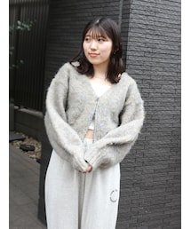 Ungrid | ダブルジップＶネックニットカーデ(カーディガン/ボレロ)