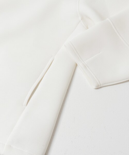 SENSE OF PLACE by URBAN RESEARCH（センスオブプレイスバイアーバンリサーチ）の「コクーンスリーブZIPパーカー（パーカー・レディース・IVORY/BLACK/GRAY・One）」の6枚目の写真