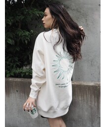 EVRIS | SUNNY GRAPHIC スウェットプルオーバー(スウェット)