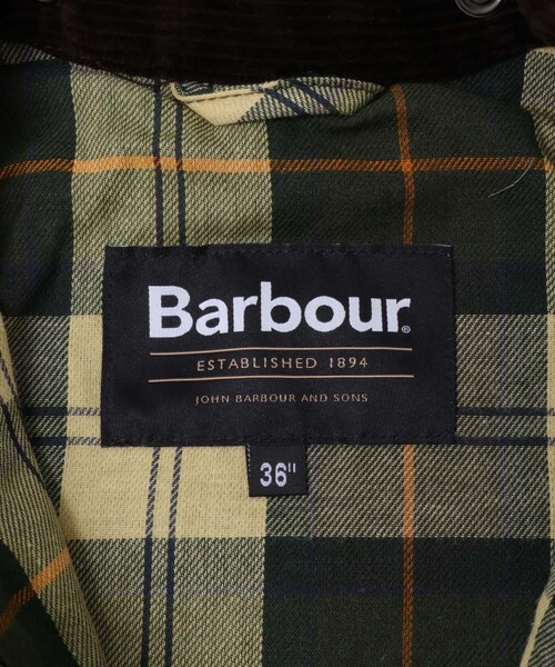URBAN RESEARCH DOORS（アーバンリサーチドアーズ）の「Barbour　OS BEDALE WAX JACKET（テーラードジャケット・メンズ・SAGE/BLACK・36/38/40）」の15枚目の写真