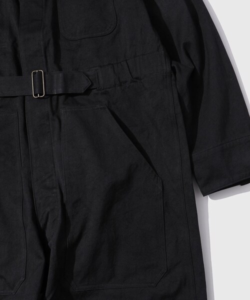 ADAM ET ROPE'(アダムエロペ)の「【NEAT/ニート】Cotton West Point Jump Suit(つなぎ/オールインワン・メンズ・ブラック・L)」の10枚目の写真