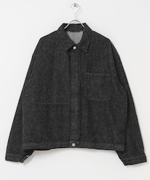 URBAN RESEARCH | SANMONT　シルクデニムワークジャケット(ブルゾン)