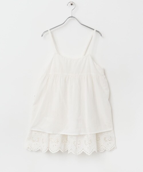 かぐれ（カグレ）の「スカラップ刺繍キャミソール（キャミソール・レディース・OFF/BLACK・FREE）」の21枚目の写真