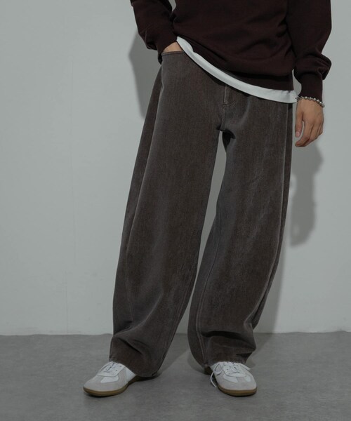 SENSE OF PLACE by URBAN RESEARCH(センスオブプレイスバイアーバンリサーチ)の「『セットアップ対応』ヴィンテージツイルカーブパンツ(その他パンツ・メンズ・BROWN/BLACK/KHAKI・M/L)」の14枚目の写真