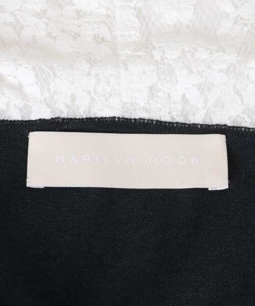 URBAN RESEARCH ROSSO（アーバンリサーチロッソ）の「MARILYN MOON　LACE COLOR KNIT CARDIGAN（カーディガン/ボレロ・レディース・BLACK/ICEGRAY・Free）」の9枚目の写真