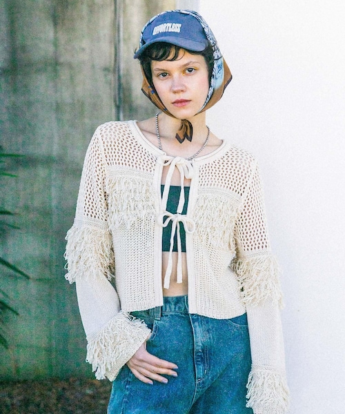 KBF（ケイビーエフ）の「チェーンステッチエンブロイダリーCAP（キャップ・レディース・BROWN/BLUE/CHARCOAL・one）」の20枚目の写真