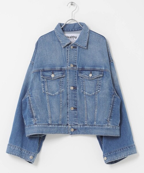 URBAN RESEARCH Sonny Label（アーバンリサーチサニーレーベル）の「Healthy DENIM　LATTE（デニムジャケット・レディース・MID USED・1）」の3枚目の写真