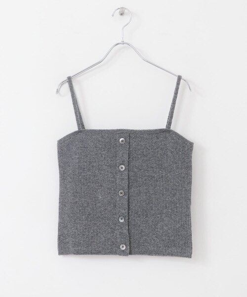 URBAN RESEARCH DOORS(アーバンリサーチドアーズ)の「リブニットビスチェ(その他トップス・レディース・杢CHARCOAL/BEIGE・M)」の13枚目の写真