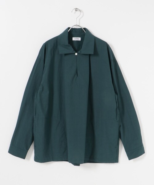 THE GOODLAND MARKET（ザグッドランドマーケット）の「KEIMEN　Pullover shirts（シャツ/ブラウス・メンズ・Sax/Navy/Green・M/L）」の12枚目の写真
