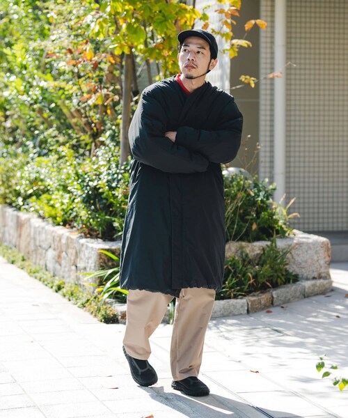 EKAL（エカル）の「『UR TECH』インサレーションコート（その他アウター・メンズ・ダークブラウン/チャコール・M/L）」の9枚目の写真