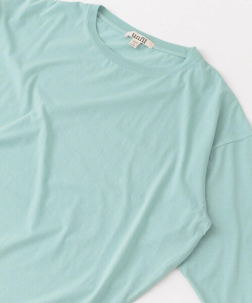 URBAN RESEARCH DOORS（アーバンリサーチドアーズ）の「『別注』unfil×DOORS　high twist cotton L/S t-shirts（Tシャツ/カットソー・レディース・別注l.blue/別注beige/別注orange・1）」の14枚目の写真