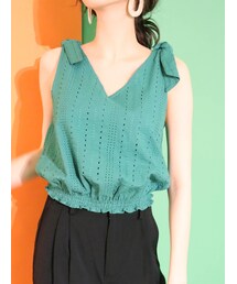 EVRIS | コットンレースノースリーブブラウス(シャツ/ブラウス)