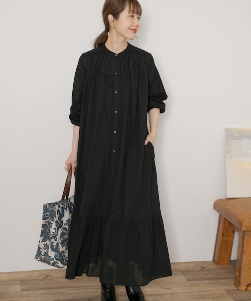 ティアードギャザーワンピース