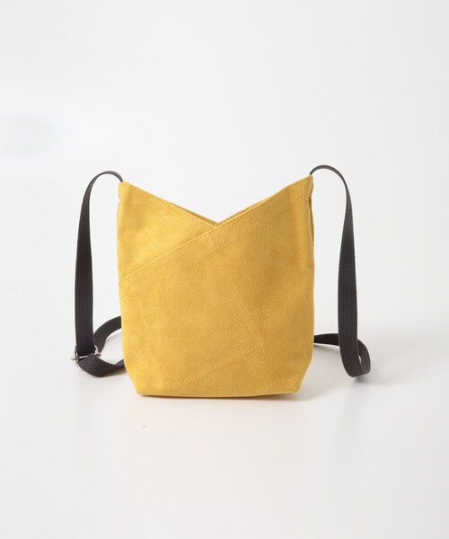 EKAL（エカル）の「HOBO　AZUMA SHOULDER BAG S PS（ショルダーバッグ・メンズ・YELLOW/CHARCOAL・One）」の6枚目の写真