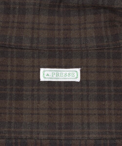 URBAN RESEARCH(アーバンリサーチ)の「A PRESSE Silk Nep Loop Collar Shirts(シャツ/ブラウス・メンズ・BROWN・2/3)」の9枚目の写真