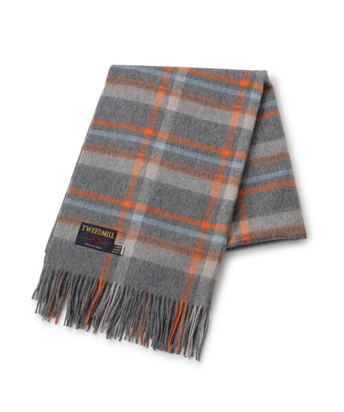 ADAM ET ROPE'(アダムエロペ)の「【TWEEDMILL(ツイードミル)】Knee Rug(大判ストール)(マフラー・レディース・グレー系/カーキ/ターコイズ/レッド系・F)」の15枚目の写真