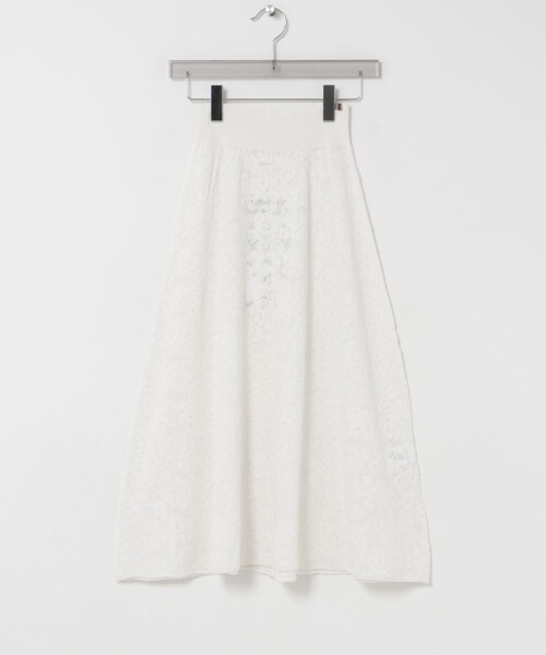 URBAN RESEARCH（アーバンリサーチ）の「extreme cashmere　kelly（スカート・レディース・SNOW/RAVEN・-）」の4枚目の写真