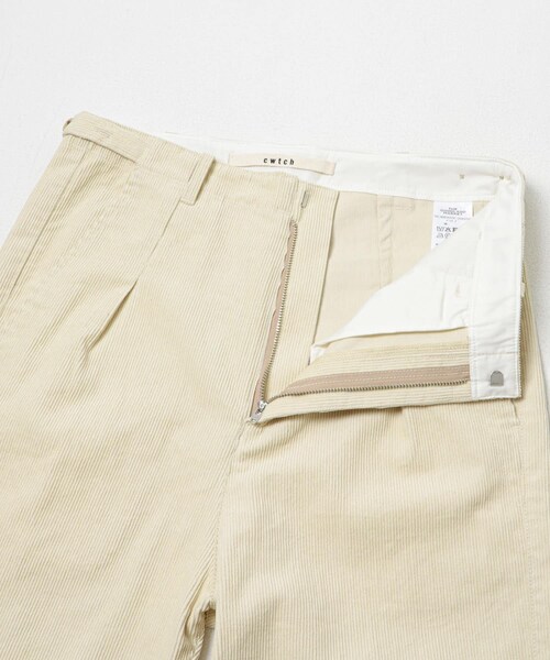 THE GOODLAND MARKET（ザグッドランドマーケット）の「cwtch　CORDUROY WIDE PANTS（その他パンツ・レディース・IVORY/NAVY/BORDEAUX・1/2）」の6枚目の写真
