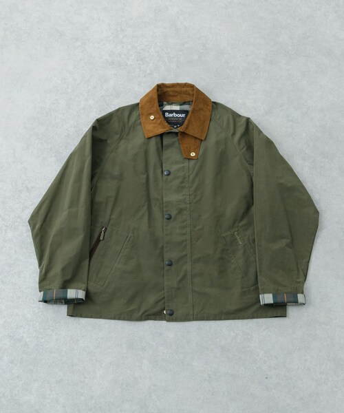 URBAN RESEARCH（アーバンリサーチ）の「Barbour　ICONS TRANSPORT CASUAL JACKET（テーラードジャケット・メンズ・OATMEAL/DARK NAVY/IVY GREEN・M/L/XL）」の4枚目の写真