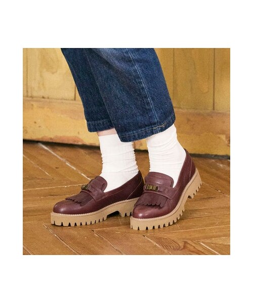 イング ing ビンテージアクセントローファー