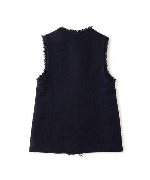 ROPE'(ロペ)の「ミックスツイードジレベスト/26SS(ベスト・レディース・ブラック系/オフホワイト/ネイビー・F)」の11枚目の写真