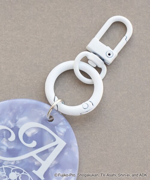 ROPE' PICNIC（ロペピクニック）の「【ドラえもんコレクション】マーブルカラーイニシャルアクリルチャーム（キーホルダー・レディース・ホワイト/ライトグリーン/サックス/レッド系/ピンク/イエロー系・F）」の22枚目の写真