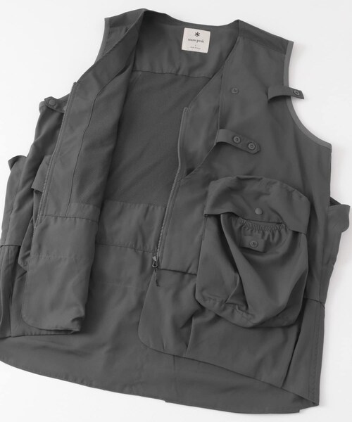 EKAL（エカル）の「Snow Peak Apparel　Insect Shield Mesh Vest（ベスト・メンズ・NAVY/CHARCOAL・M/L）」の11枚目の写真