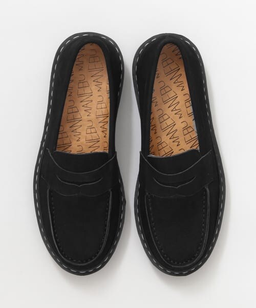URBAN RESEARCH Sonny Label（アーバンリサーチサニーレーベル）の「MANEBU　VOVO NUBUCK（ローファー・メンズ・GRAY/BLACK・40/41/42）」の6枚目の写真